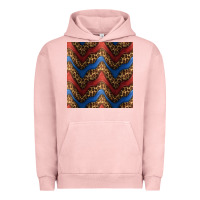 Pigment Salmon leopard 4th of july seamless pattern Urban Hoodie - BundleAndBundleShop