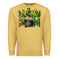 Antique Gold lucky mom St. Patrick's Premium Sweatshirt - HowdyJamesFarm