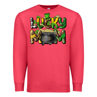 Cardinal lucky mom St. Patrick's Premium Sweatshirt - HowdyJamesFarm
