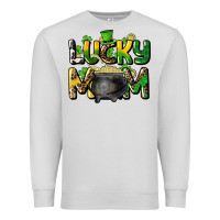 Dove Grey lucky mom St. Patrick's Premium Sweatshirt - HowdyJamesFarm
