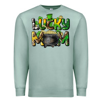 Seafoam lucky mom St. Patrick's Premium Sweatshirt - HowdyJamesFarm