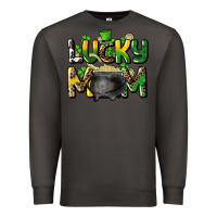Smoke lucky mom St. Patrick's Premium Sweatshirt - HowdyJamesFarm