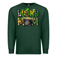 Sports Green lucky mom St. Patrick's Premium Sweatshirt - HowdyJamesFarm