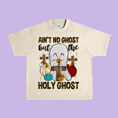 Ain T No Ghost But The Holy Ghost Urban Heavy Tee Designed By Maliassmallbusiness