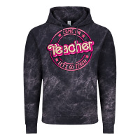 Cloud Black come on teacher let's go teach Vintage Hoodie - MaliasSmallBusiness