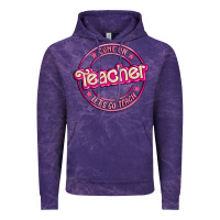 Cloud Purple come on teacher let's go teach Vintage Hoodie - MaliasSmallBusiness