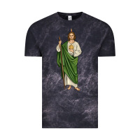 Cloud Black san judas1 Vintage Tee - JahusDesignShop
