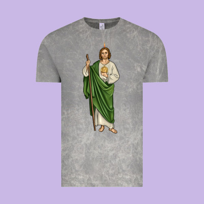 San Judas1 Vintage Tee Designed By Jahusdesignshop