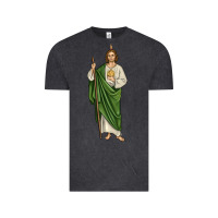 Vintage Black san judas1 Vintage Tee - JahusDesignShop