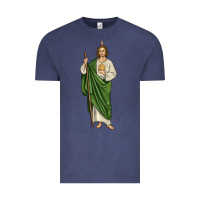 Vintage Denim san judas1 Vintage Tee - JahusDesignShop