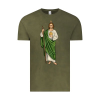 Vintage Olive san judas1 Vintage Tee - JahusDesignShop