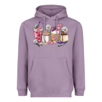 Lavender Mama coffee cup mother's day Heavyweight Hoodie - HowdyJamesFarm