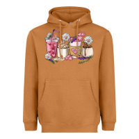 Meerkat Mama coffee cup mother's day Heavyweight Hoodie - HowdyJamesFarm