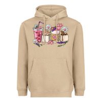 Mushroom Mama coffee cup mother's day Heavyweight Hoodie - HowdyJamesFarm