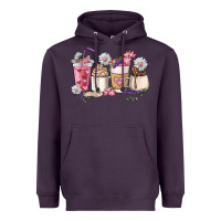 Plum Mama coffee cup mother's day Heavyweight Hoodie - HowdyJamesFarm