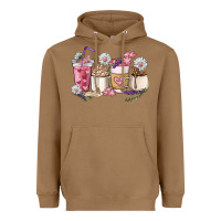 Toasted Coconut Mama coffee cup mother's day Heavyweight Hoodie - HowdyJamesFarm