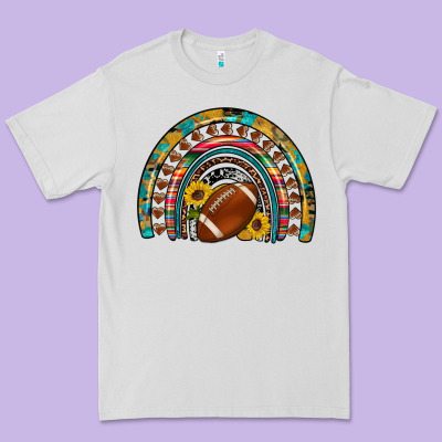 Football Rainbow Premium Tee Designed By Artiststas
