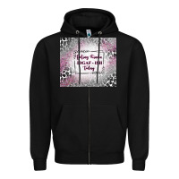Black feeling kinda idgaf ish today with leopard Zipper Hoodie - TumblerDesignByShophia