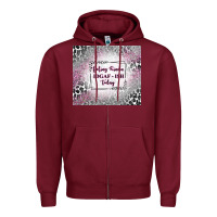 Burgundy feeling kinda idgaf ish today with leopard Zipper Hoodie - TumblerDesignByShophia