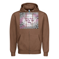Chestnut feeling kinda idgaf ish today with leopard Zipper Hoodie - TumblerDesignByShophia