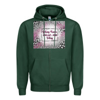 Sports Green feeling kinda idgaf ish today with leopard Zipper Hoodie - TumblerDesignByShophia