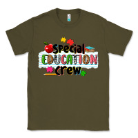 Army Green special education crew Classic Tee - NancyCooperArtShop