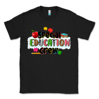 Black special education crew Classic Tee - NancyCooperArtShop
