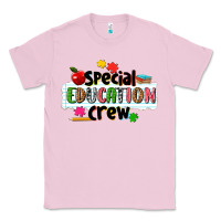 Bubblegum Pink special education crew Classic Tee - NancyCooperArtShop