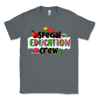 Charcoal Heather special education crew Classic Tee - NancyCooperArtShop