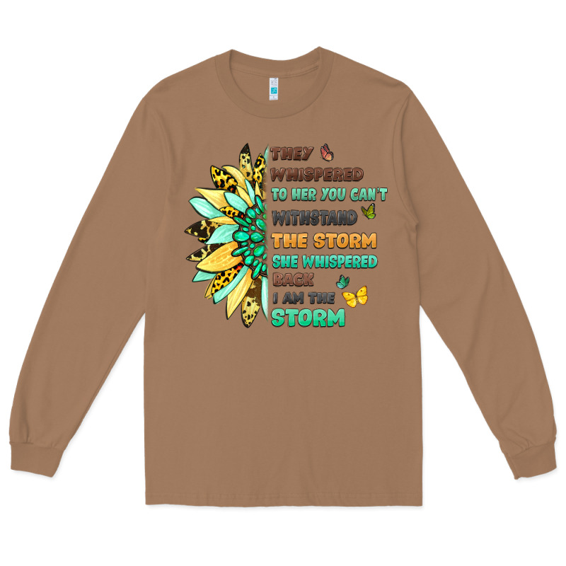 Inspirational Flower And Quote Design Long Sleeve Tee by LillyAllenDesigns | Teevron