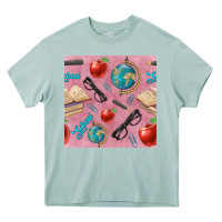 Arona Teacher Seamless Pattern Heavy Core Tee - BundleAndBundleShop