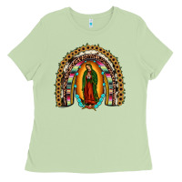 Matcha our lady of Guadalupe rainbow Ladies Tee - JahusDesignShop