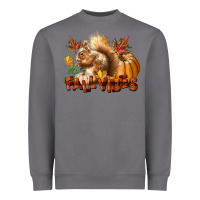 Storm Fall Vibes Squirrel Heavyweight Sweatshirt - LillyAllenDesigns