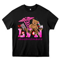 Black valentines day lvn licensed vocational nurse Heavy Core Tee - AdoDesignShop