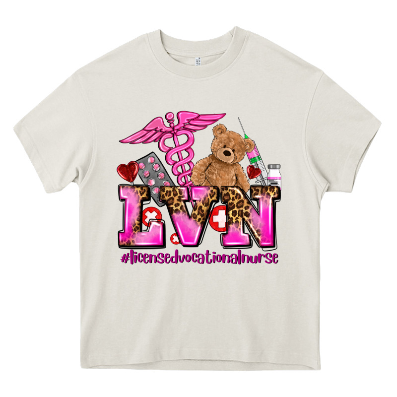 Valentines Day Lvn Licensed Vocational Nurse Heavy Core Tee by AdoDesignShop | Teevron