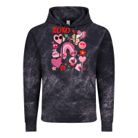 Cloud Black cute valentines day Vintage Hoodie - MaliasSmallBusiness