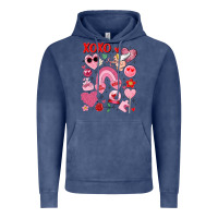 Vintage Denim cute valentines day Vintage Hoodie - MaliasSmallBusiness