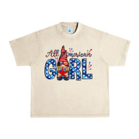 Sandshell all american girl with gnome Urban Heavy Tee - NancyCooperArtShop