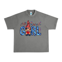Tornado all american girl with gnome Urban Heavy Tee - NancyCooperArtShop