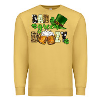 Antique Gold Bad green boozy St. Patrick's Day Premium Sweatshirt - CowGirlArtShop