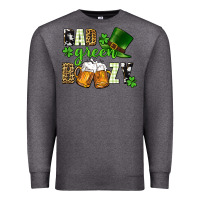 Charcoal Heather Bad green boozy St. Patrick's Day Premium Sweatshirt - CowGirlArtShop