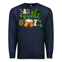Navy Bad green boozy St. Patrick's Day Premium Sweatshirt - CowGirlArtShop
