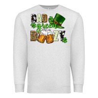 Oatmeal Heather Bad green boozy St. Patrick's Day Premium Sweatshirt - CowGirlArtShop