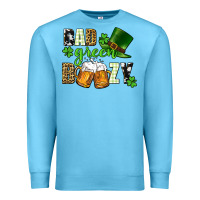 Ocean Blue Bad green boozy St. Patrick's Day Premium Sweatshirt - CowGirlArtShop