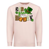Pale Pink Bad green boozy St. Patrick's Day Premium Sweatshirt - CowGirlArtShop