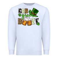 White Bad green boozy St. Patrick's Day Premium Sweatshirt - CowGirlArtShop