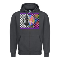 Smoke gothic girl horror family Zipper Hoodie - TumblerDesignByShophia
