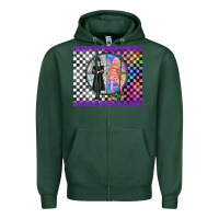 Sports Green gothic girl horror family Zipper Hoodie - TumblerDesignByShophia