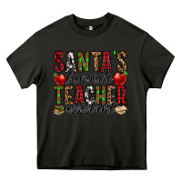 Asphalt santa's favorite teacher assistant Heavy Core Tee - Jasminsmagicworld