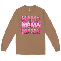 Toasted Coconut mama mama mama valentine's day Long Sleeve Tee - LillyAllenDesigns
